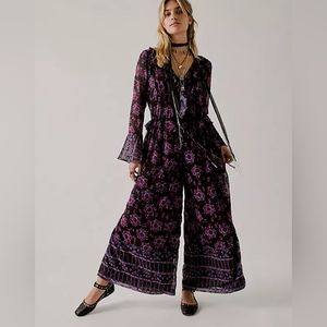FP x Anna Sui Cassiel Printed Jumpsuit xs/Tp